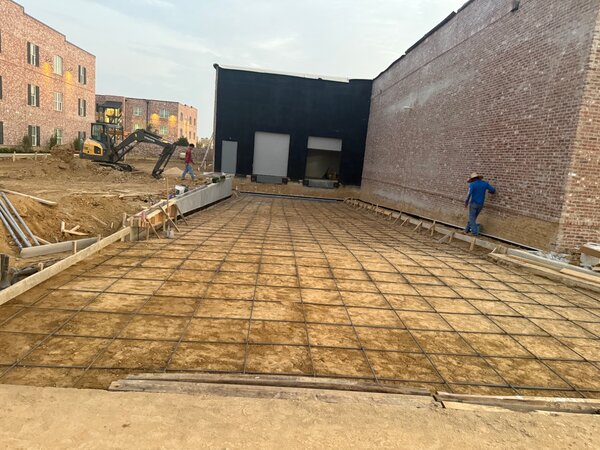 Silo Square site work