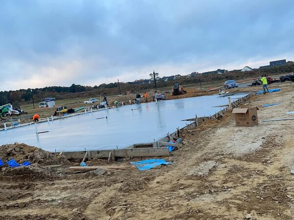 Silo Square site work